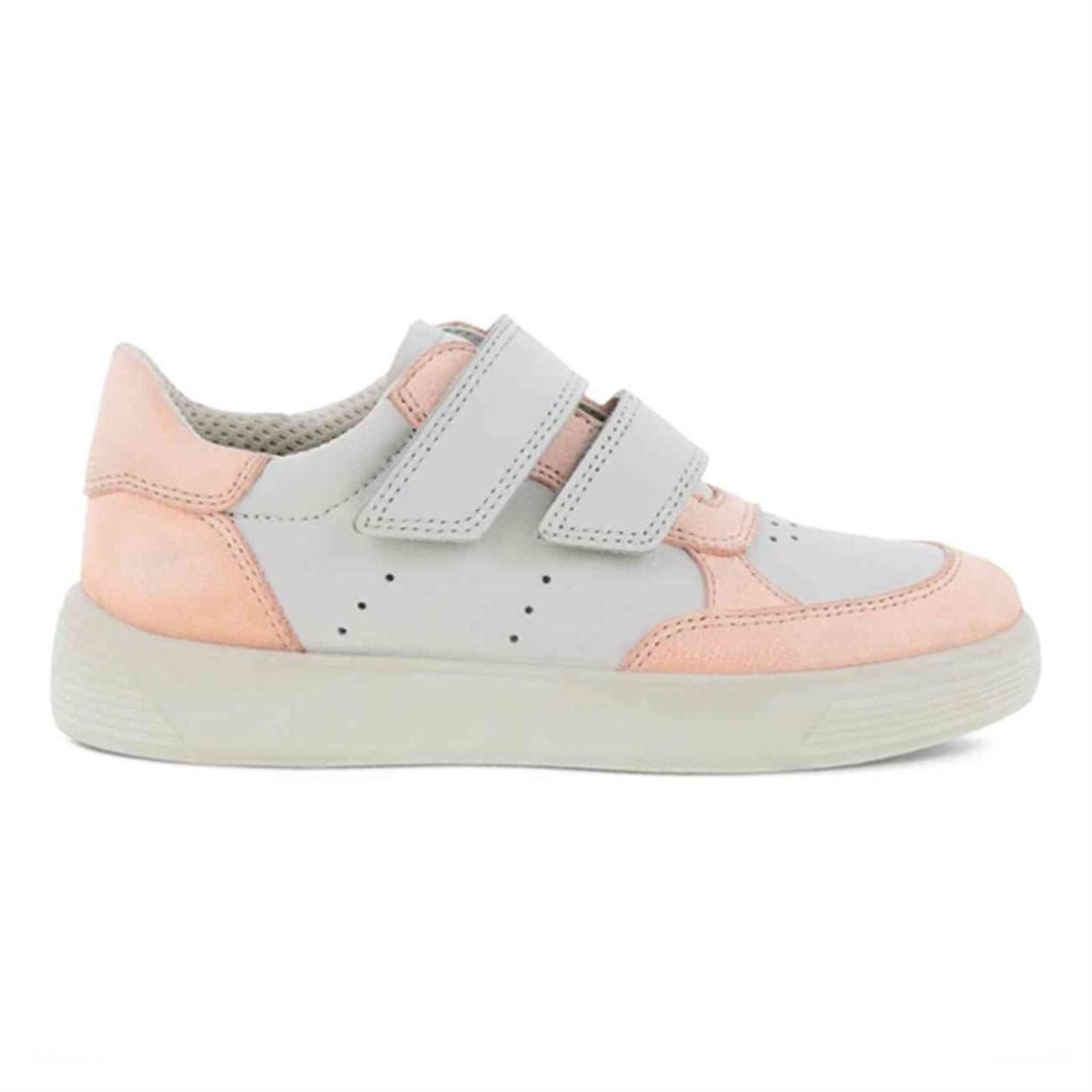 Ecco Street 1 Peach Nectar White Sko 2