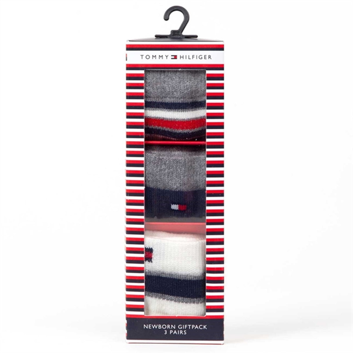 Tommy Hilfiger Newborn 3-pak Giftbox Strømper Tommy Original 3