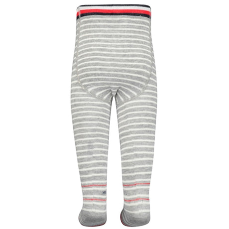 Tommy Hilfiger Baby Breton Stripe Strømpebukser Mid Grey Melange 2