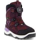 Ecco Snow Mountain Støvle Black/Fig