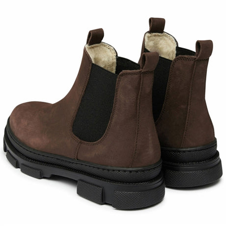 Angulus Chelsea Støvler Med Elastik Og Uldfoer Brown/Black 2