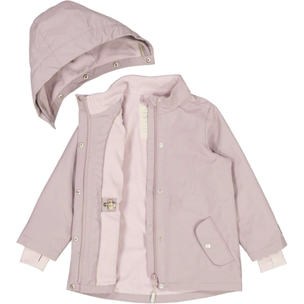 Wheat Jakke m. Fleece Gry Tech Purple Dove 4