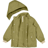 Wheat Jakke m. Fleece Karl Tech Heather Green 4