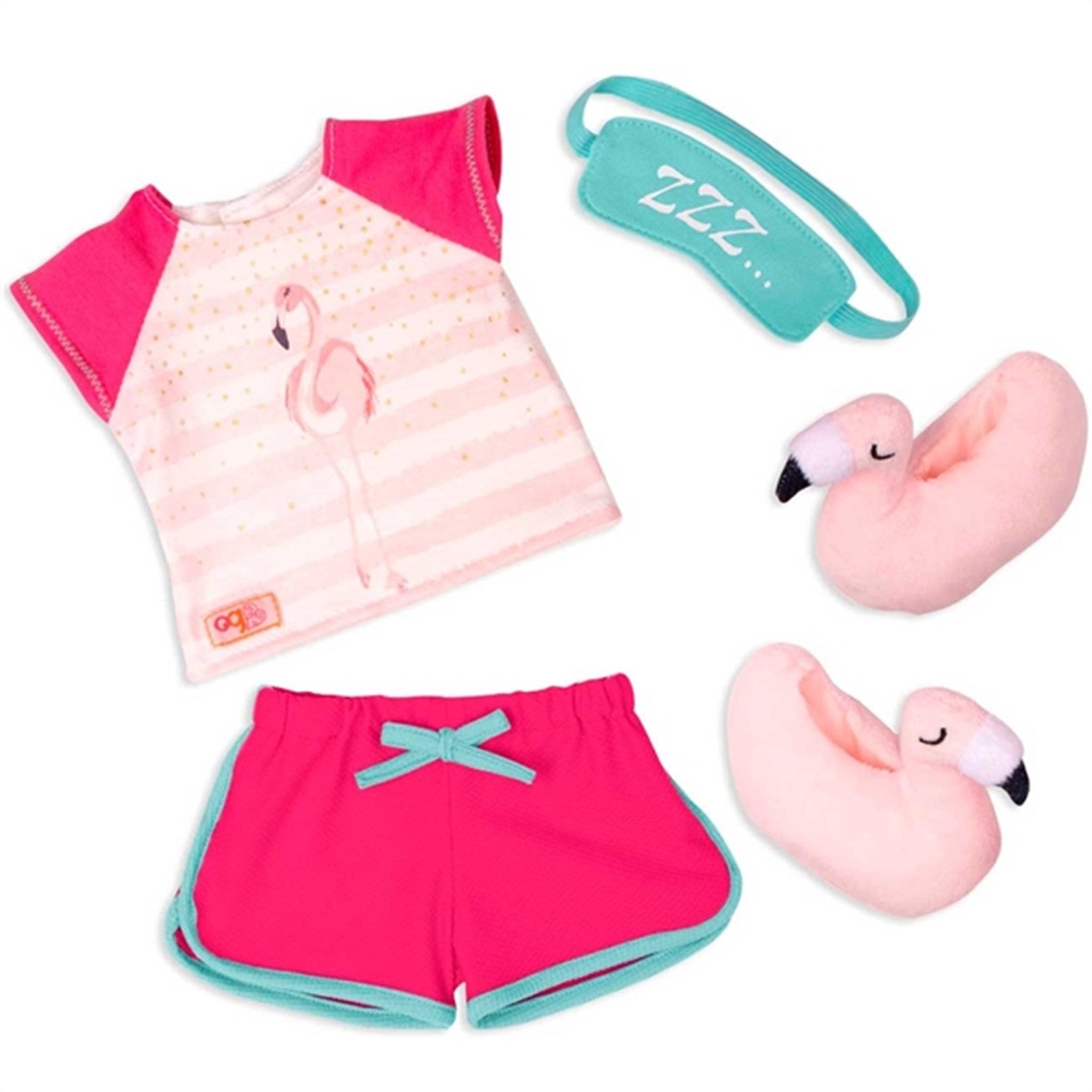 Our Generation Dollwear - Nattøj Flamingo