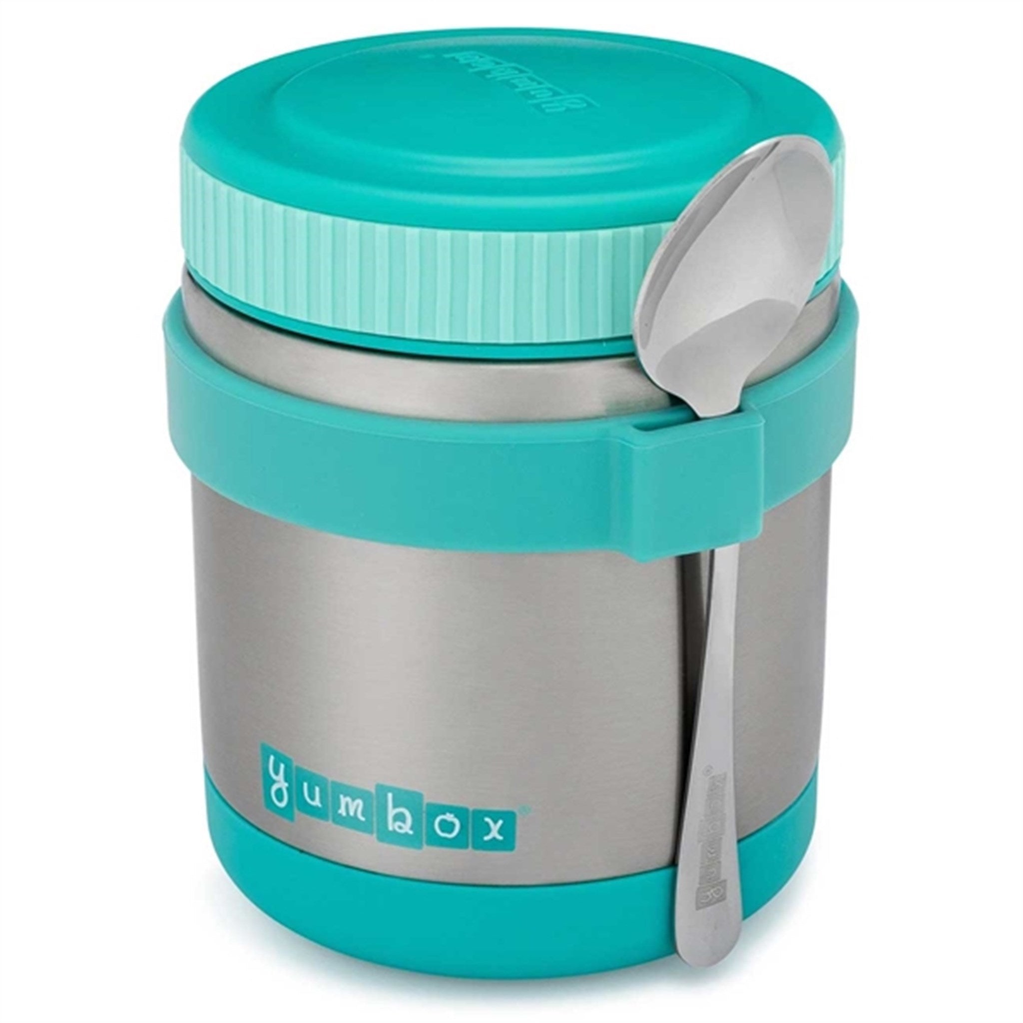 Yumbox Thermal Food Jar For Hot Lunch Aqua W/ Spoon