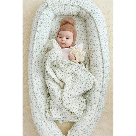 Cam Cam Copenhagen Babynest Green Leaves
