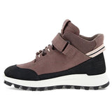 Ecco Exostrike Kids Ankle Støvle Black/Dusty Purple/Dusty Purple 4