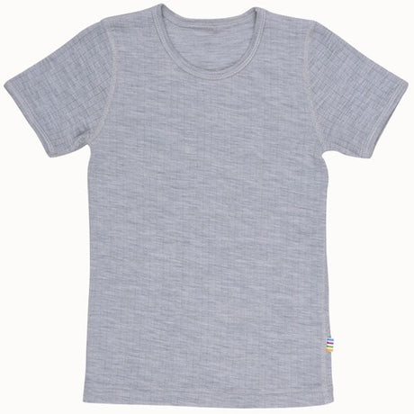 Joha Wool Rib Heather grey T-skjorte