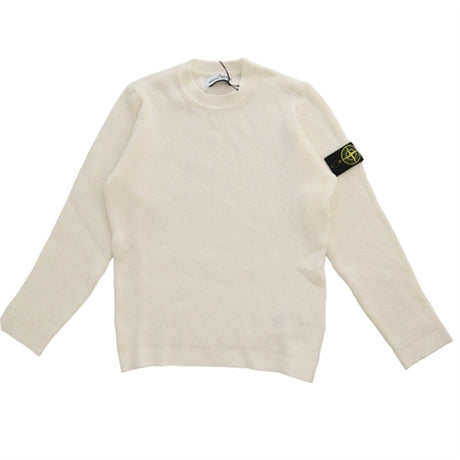 Stone Island Junior Strikk Genser White