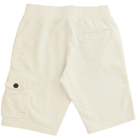 Stone Island Junior Fleece Shorts Pearl Grey