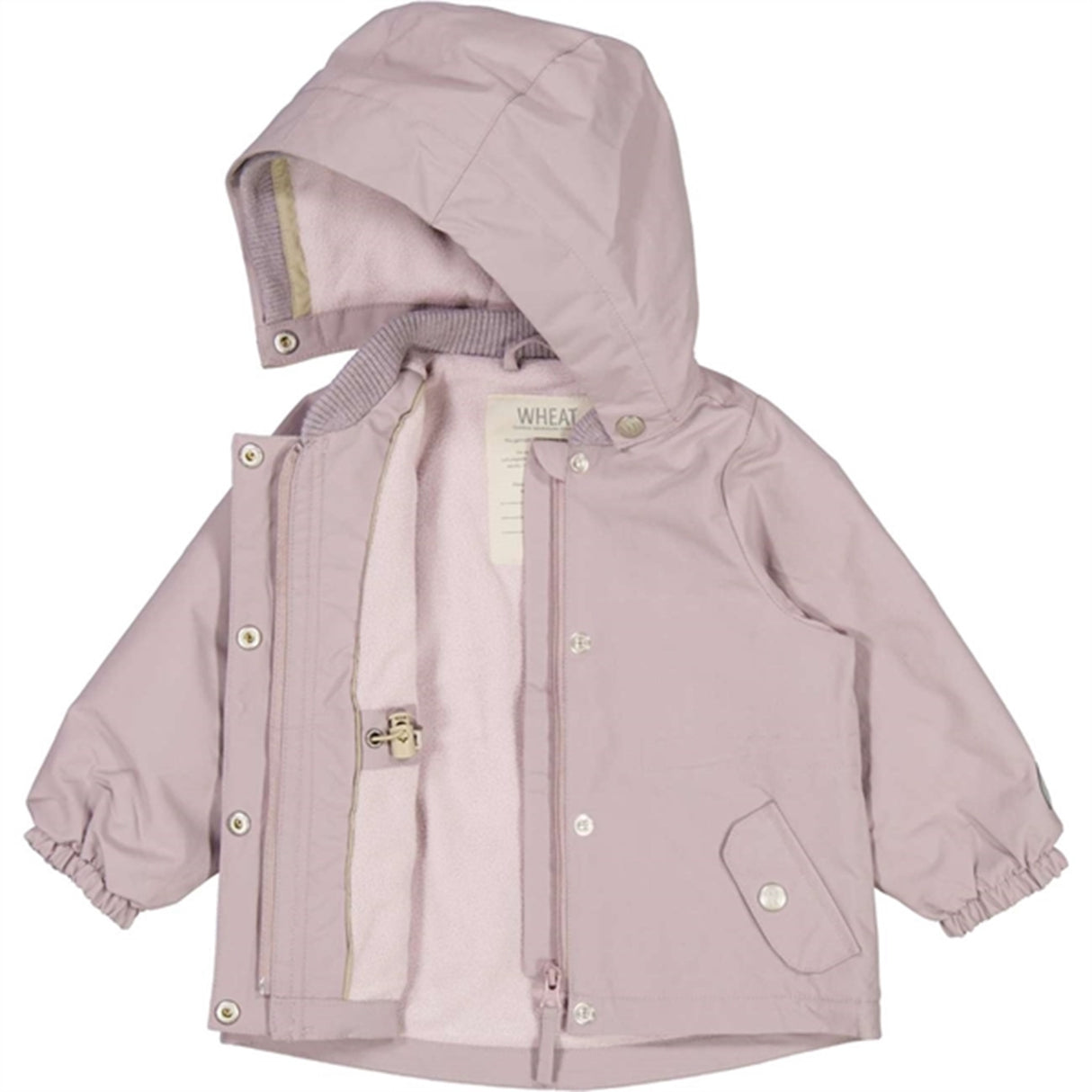 Wheat Jakke m. Fleece Gry Tech Purple Dove 3