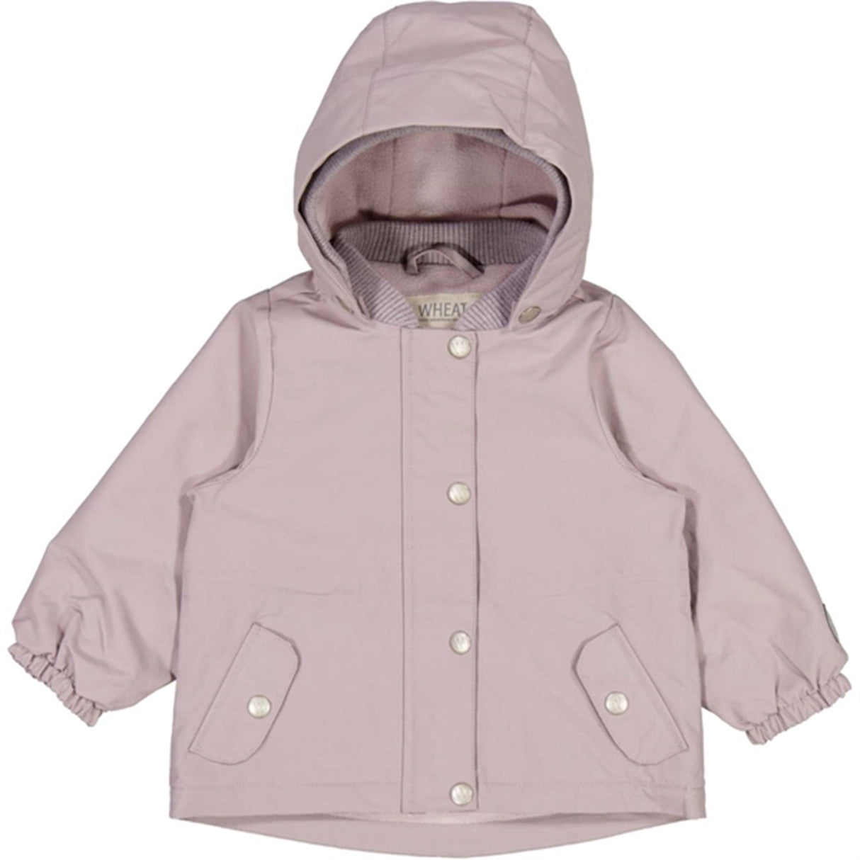 Wheat Jakke m. Fleece Gry Tech Purple Dove