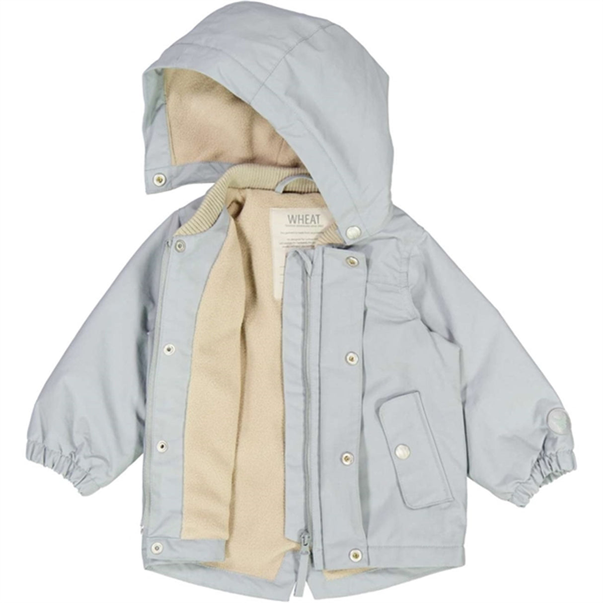 Wheat Jakke m. Fleece Karl Tech Cloudy Sky 3