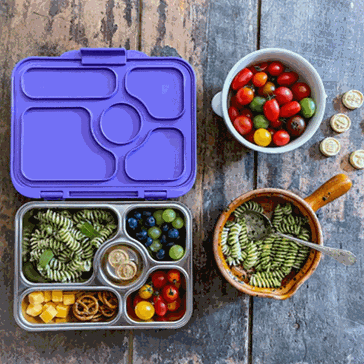 Yumbox Presto Stainless Steel Matbokser Remy Lavender 3