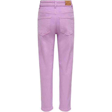 Kids ONLY Orchid Bloom Calla Mom Fit Jeans