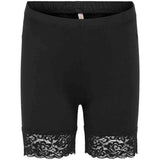 Kids ONLY Black Love Lace Cykelshorts