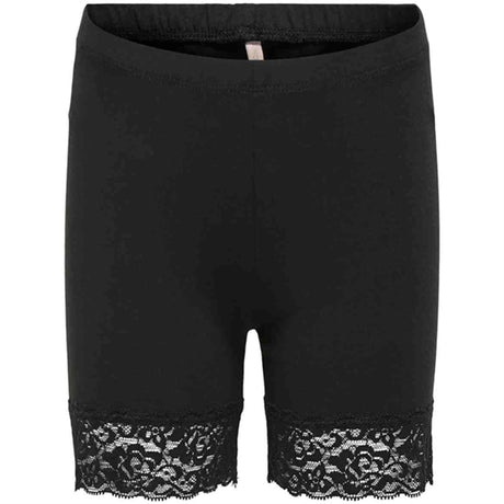 Kids ONLY Black Love Lace Cykelshorts