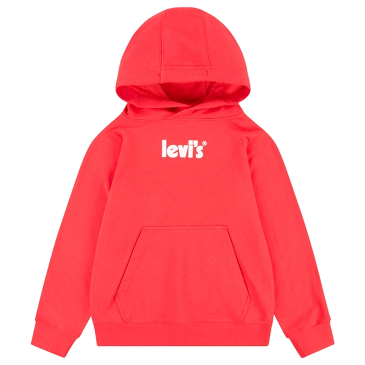 Levi's Poster Logo Pullover Hoodie Red