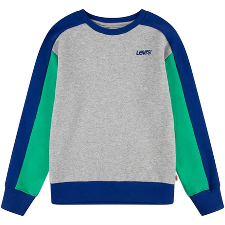 Levi's Colorblock Crewneck Collegegenser Grey Heather