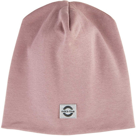 Mikk-Line Beanie Bomuld Adobe Rose