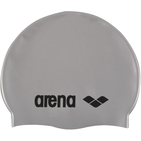 Arena Badehette Classic Silicone Jr Silver-Black