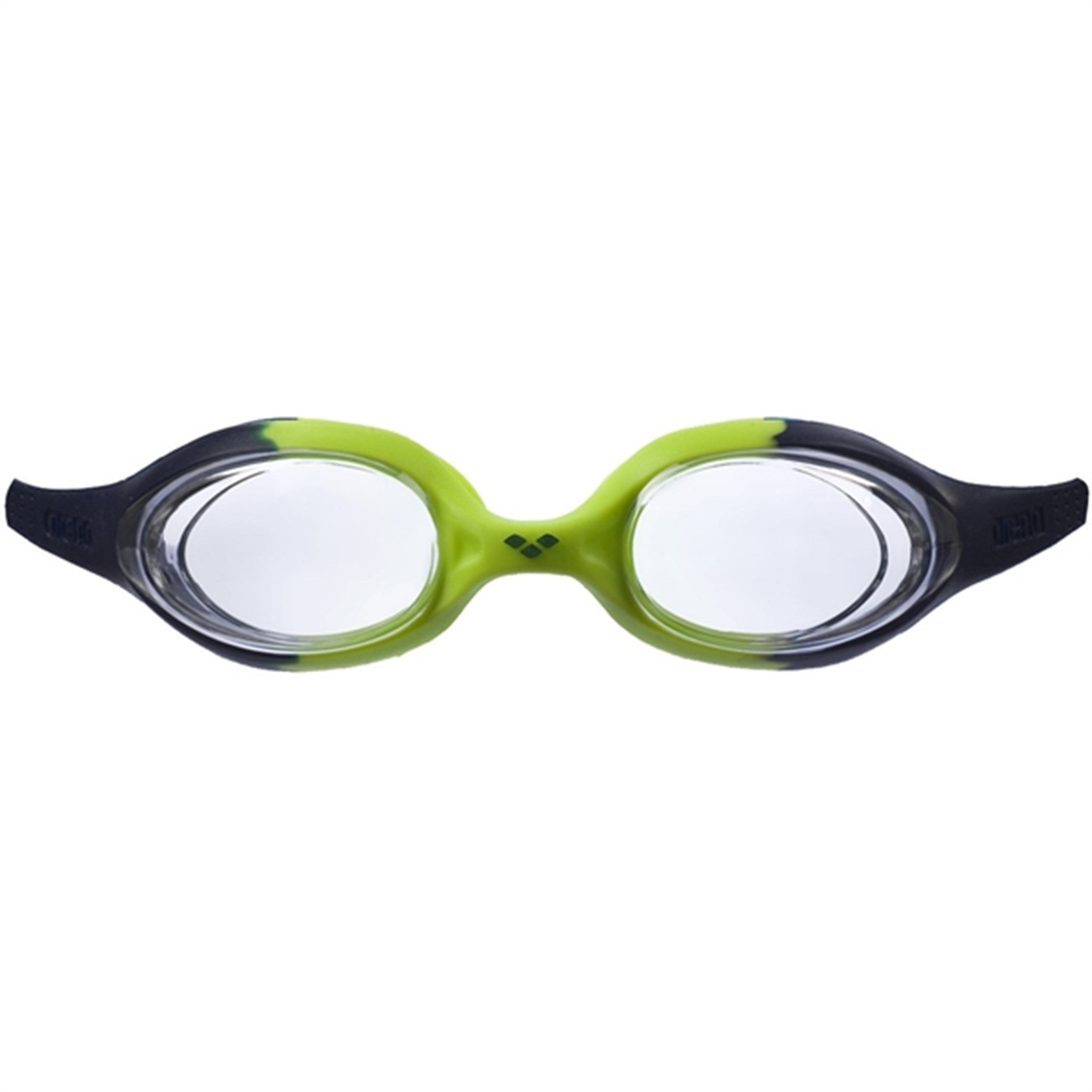 Arena Spider Svømmebriller Jr Navy-Clear-Citronella 2