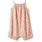 Wheat Rose Flowers Rompers Senia