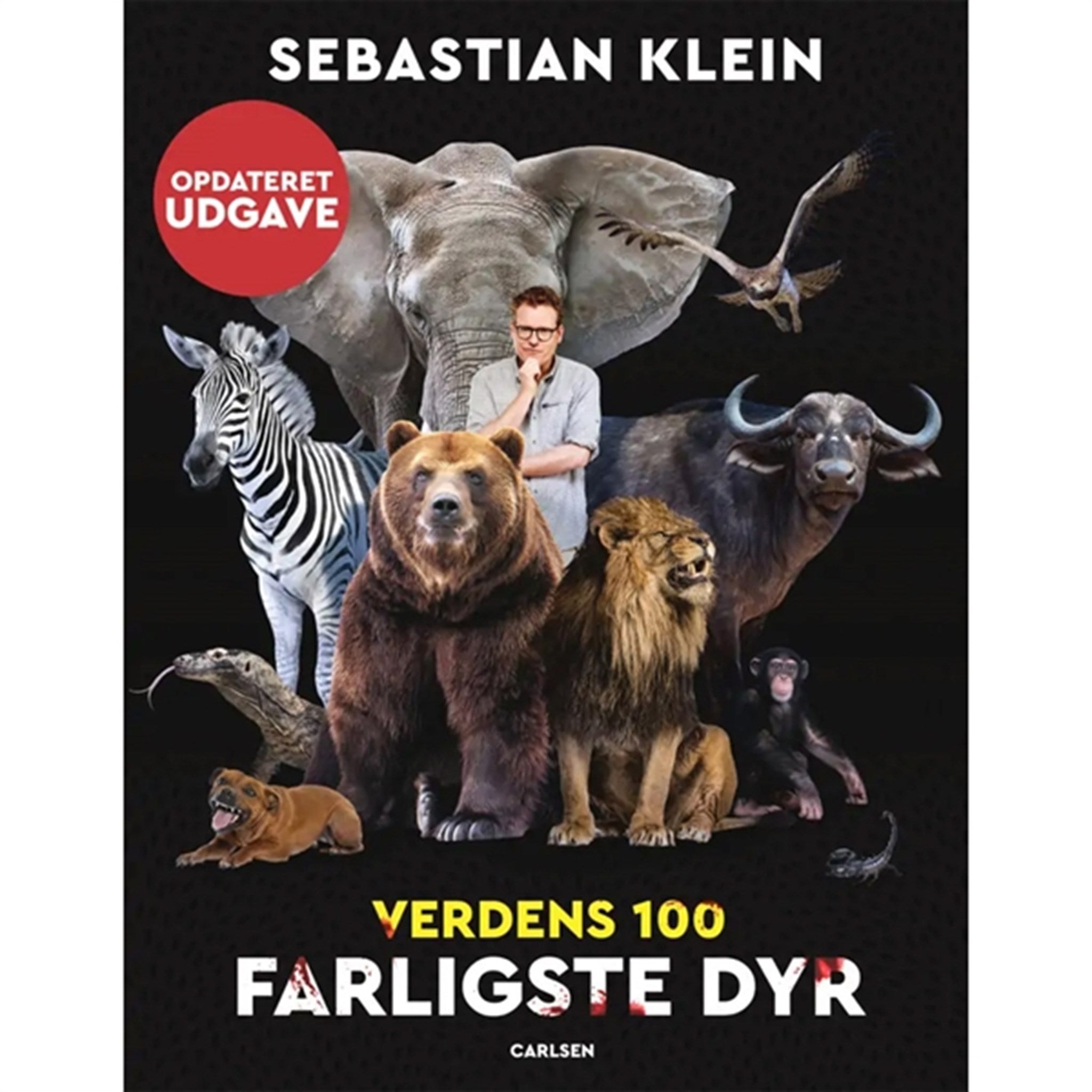 Forlaget Carlsen Sebastian Klein Verdens 100 Farligste Dyr (opdateret udgave)