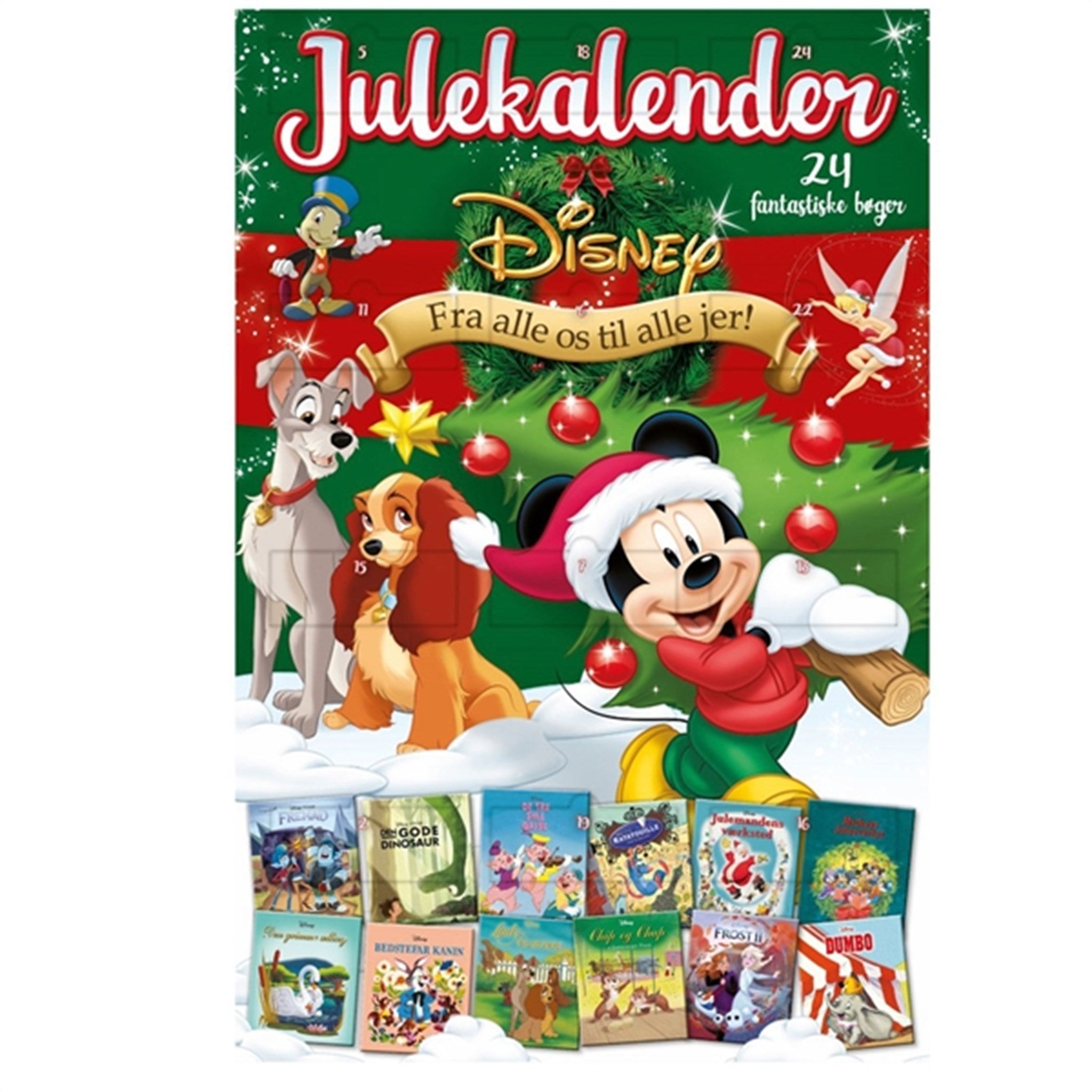 Karrusel Forlag - Disney Julekalenderbog - 24 bøger