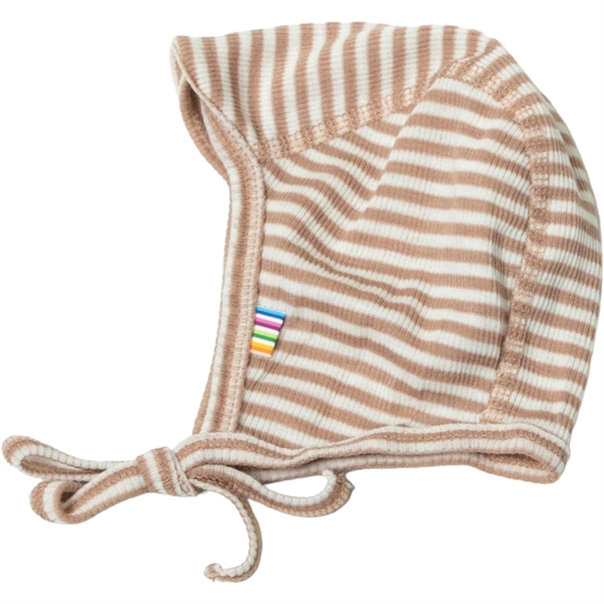 Joha Ull/Silke Light Brown Stripe Babyhjelm