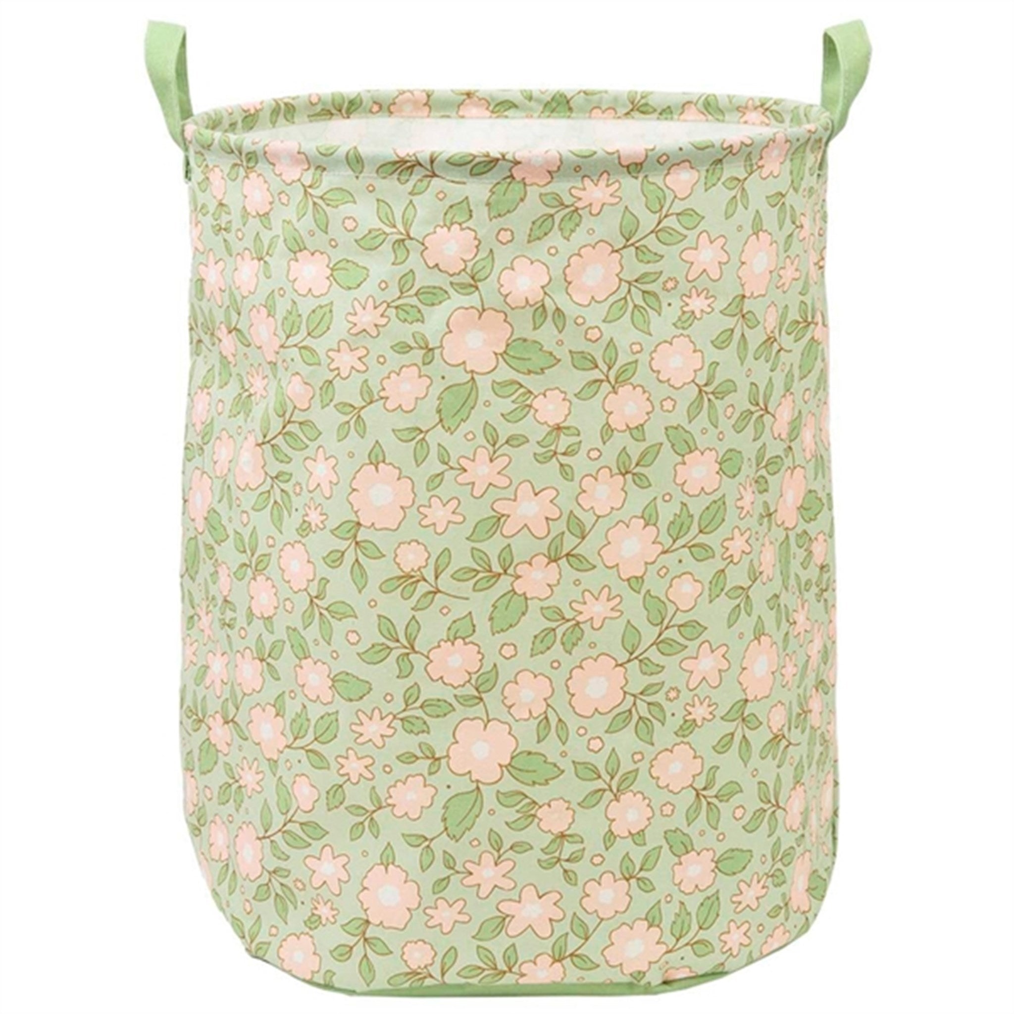 A Little Lovely Company Storage Basket Blossoms Sage