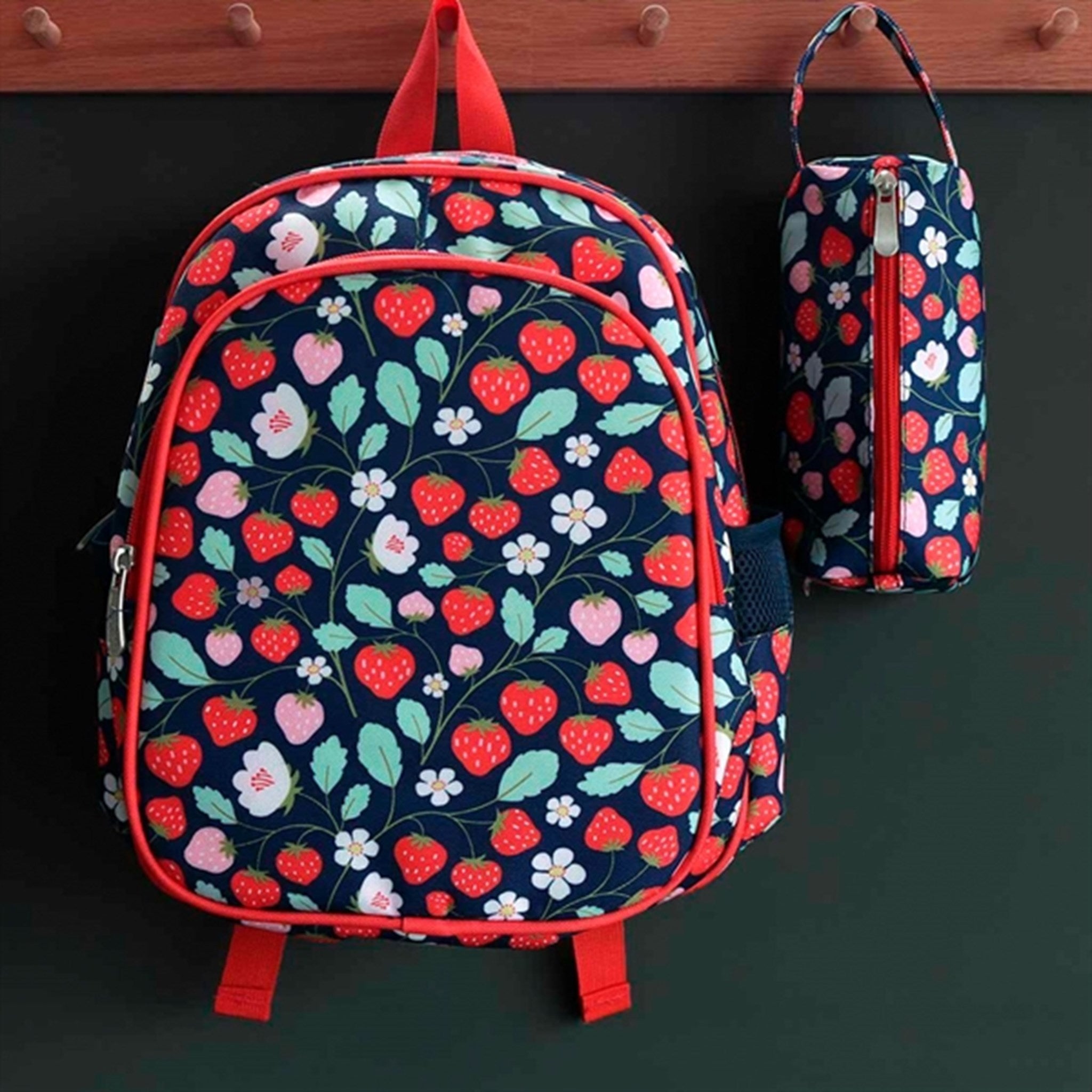 A Little Lovely Company Backpack Strawberries 2
