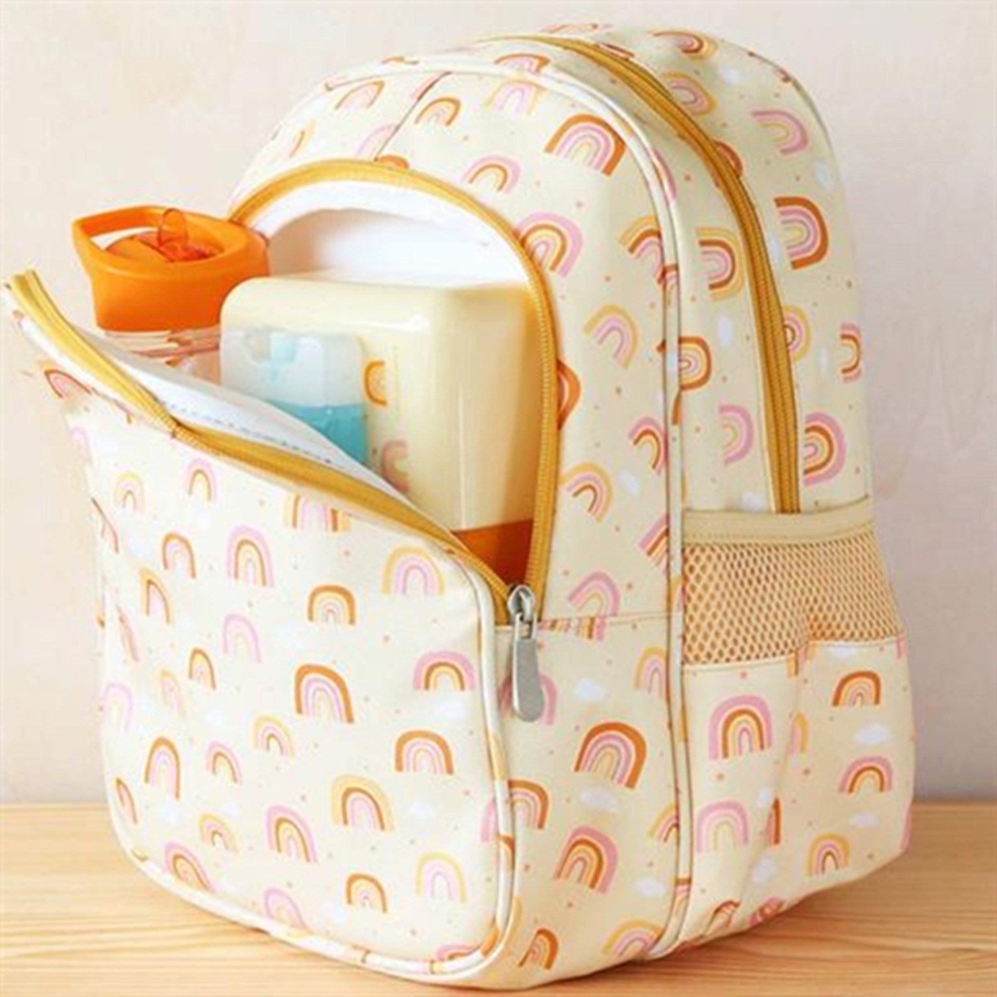 A Little Lovely Company Backpack Rainbows 3