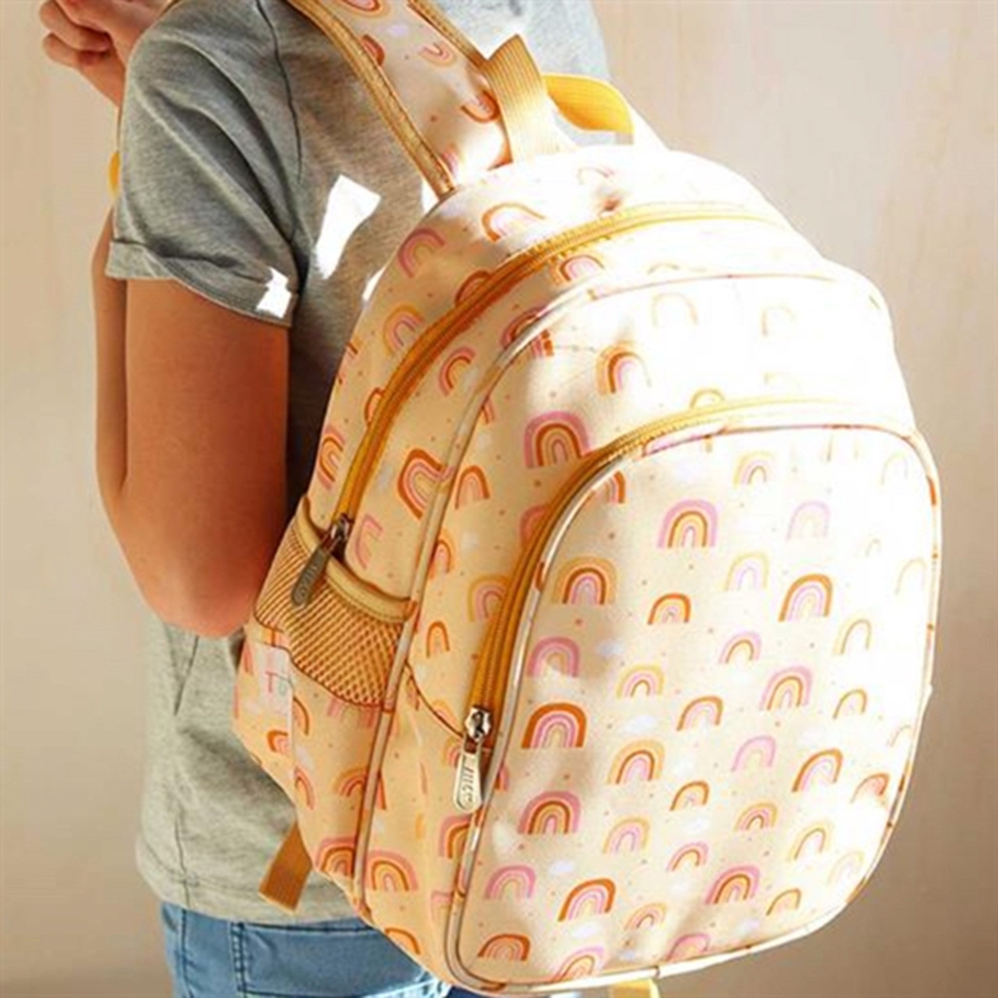 A Little Lovely Company Backpack Rainbows 2