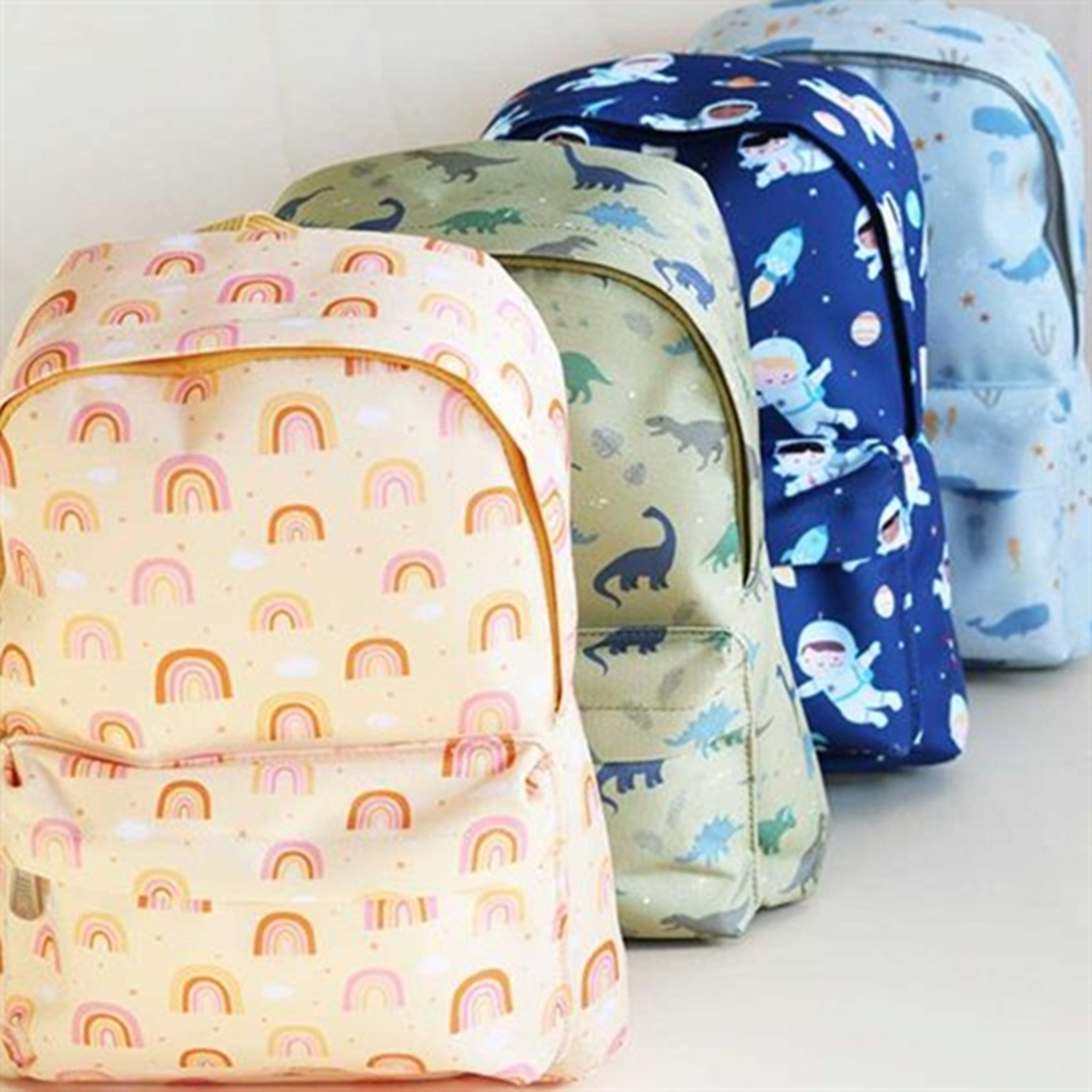 A Little Lovely Company Backpack Small Rainbows 5