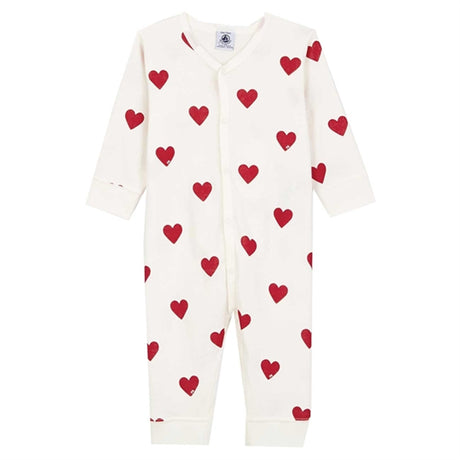 Petit Bateau Onepiece Dors Bien White/Red