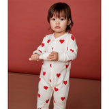 Petit Bateau Onepiece Dors Bien White/Red