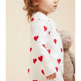 Petit Bateau Onepiece Dors Bien White/Red