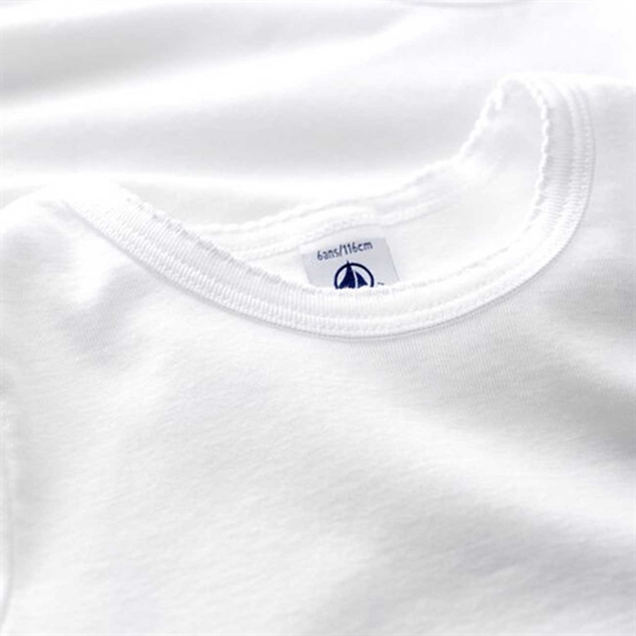 Petit Bateau T-shirt MC 2-pak White 3