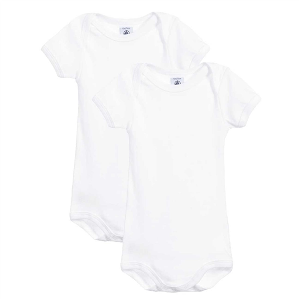 Petit Bateau Body MC 2-Pak White