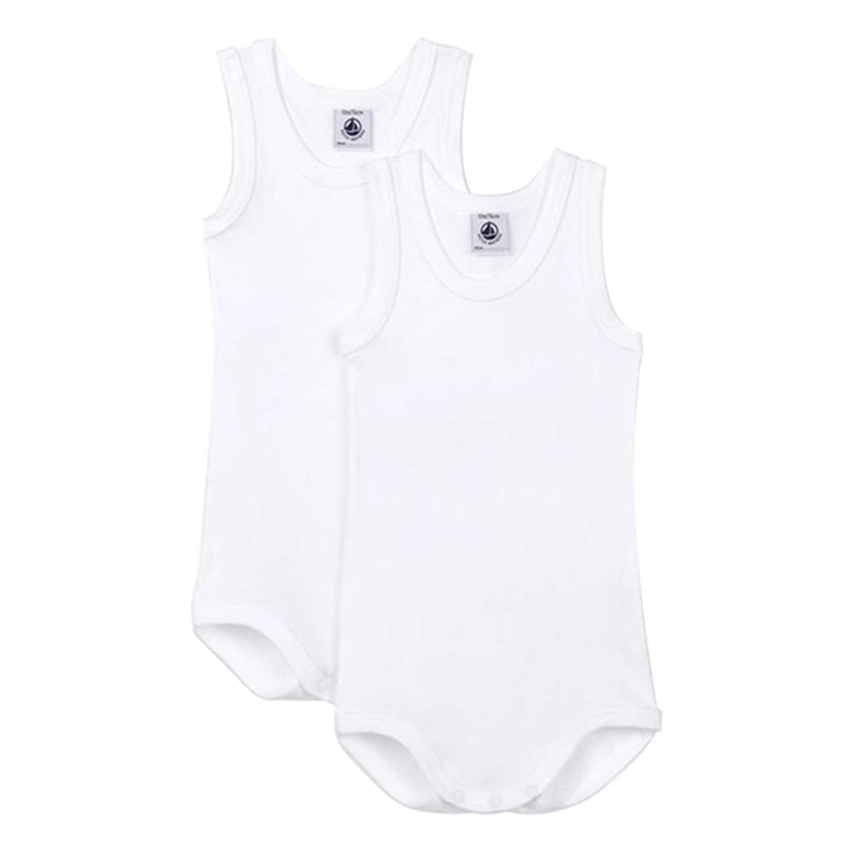 Petit Bateau Body SM 2-pak White