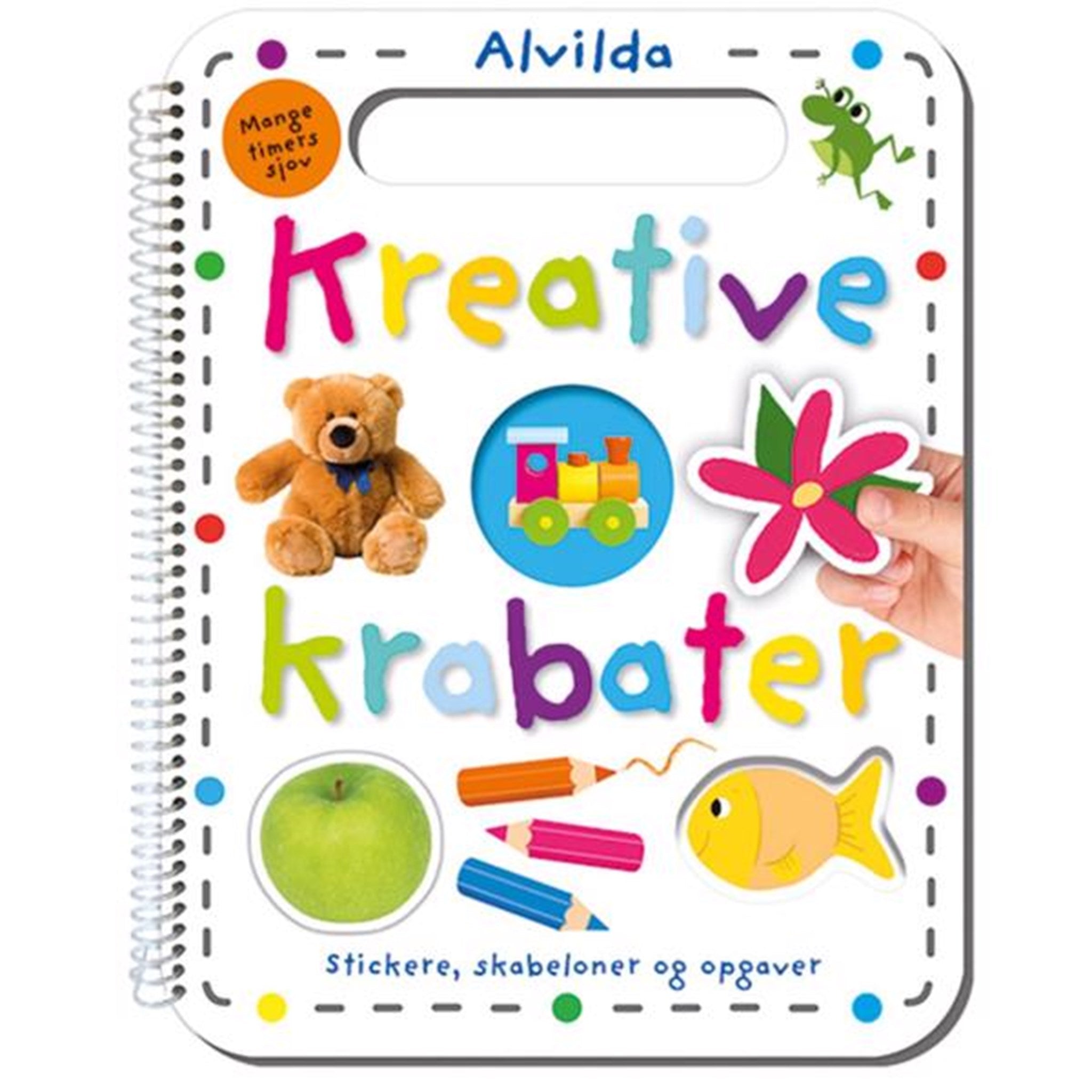 Alvilda Kreative Krabater - Stickere, Skabeloner og Opgaver