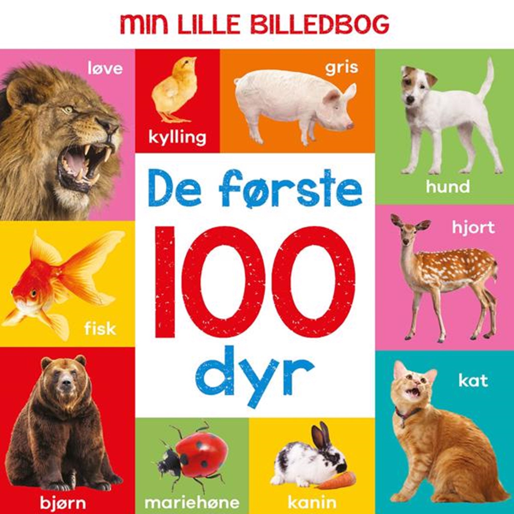 Alvilda Min Lille Billedebog - De Første 100 Dyr