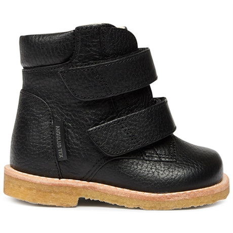 Angulus Begynder Tex-Støvle Med Borrelås Black