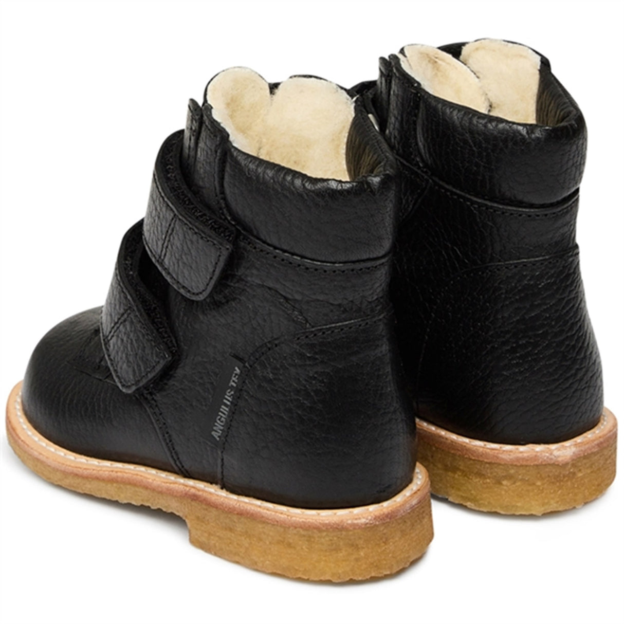 Angulus Begynder Tex-Støvle Med Borrelås Black