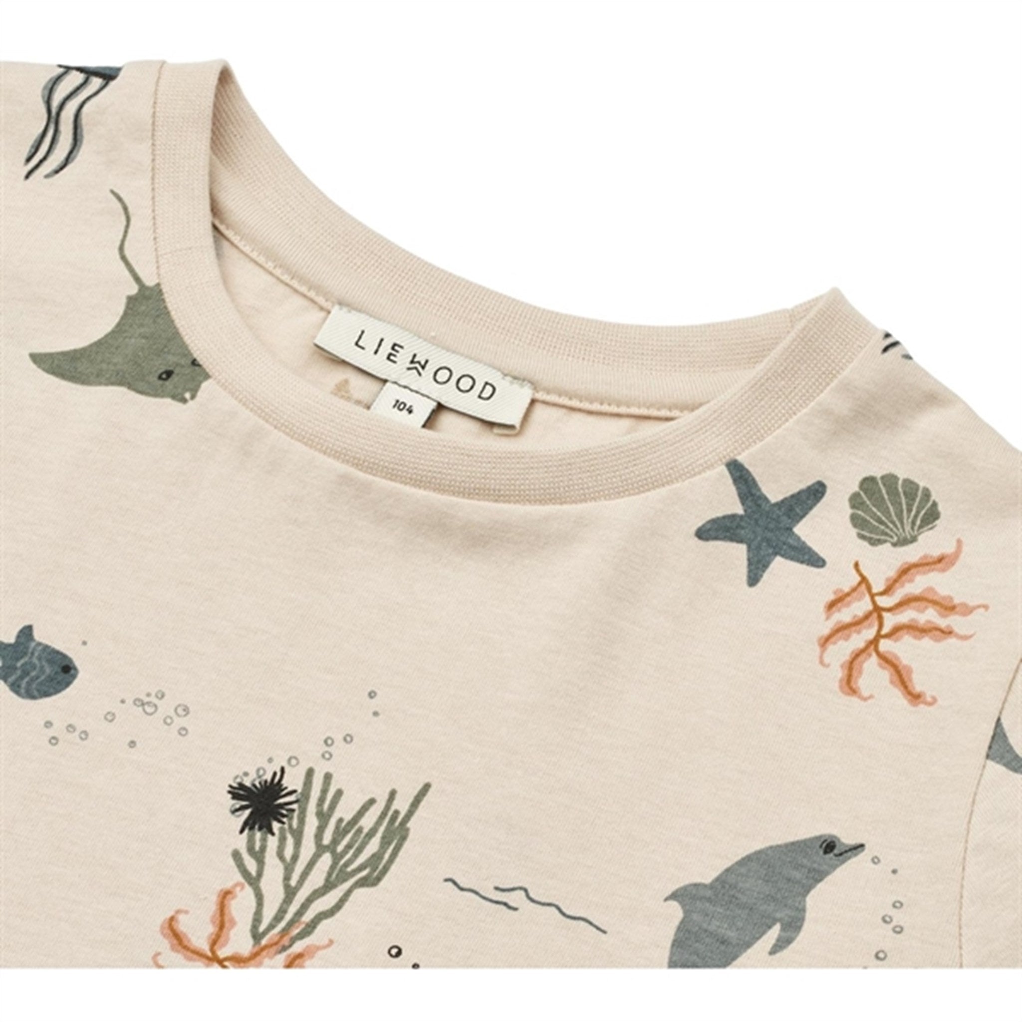 Liewood Sea Creature/Sandy Apia Printed T-shirt 3