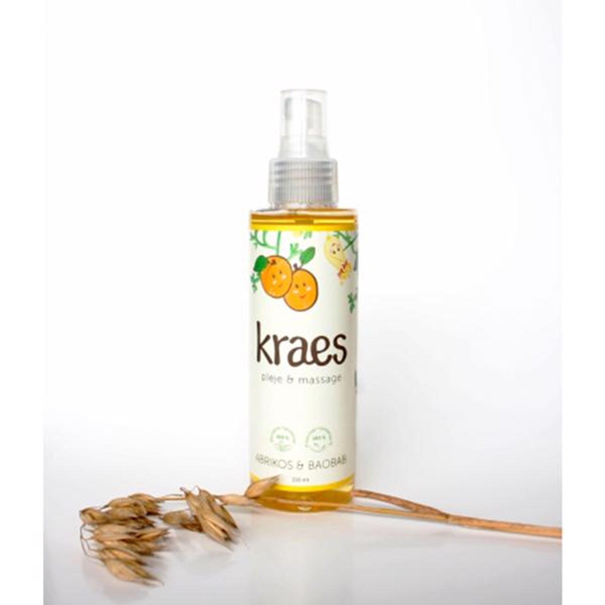 Kraes Pleje & Massage Abrikos/Baobab 150 ml 2