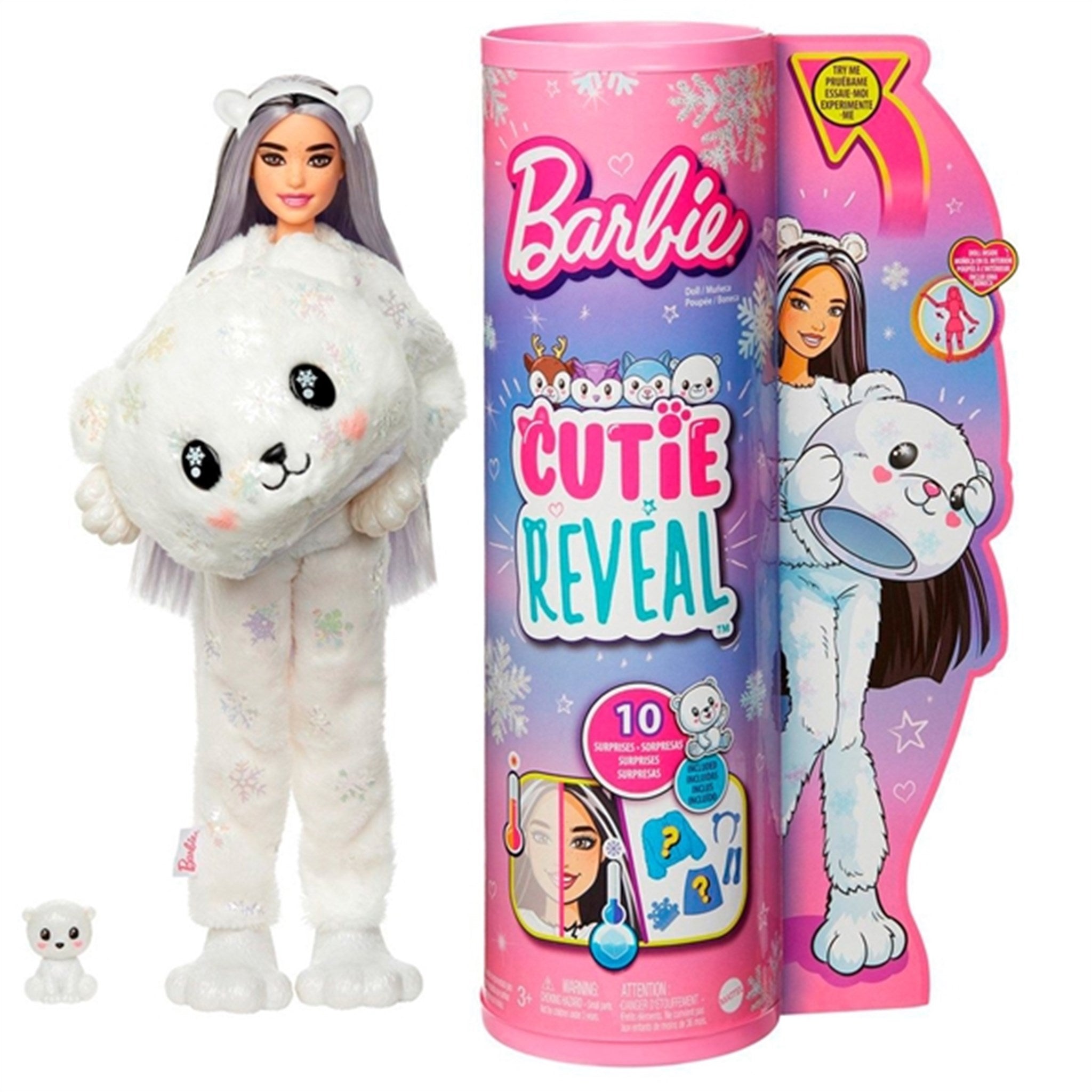 Barbie Cutie Reveal Winter Sparkle - Isbjørn