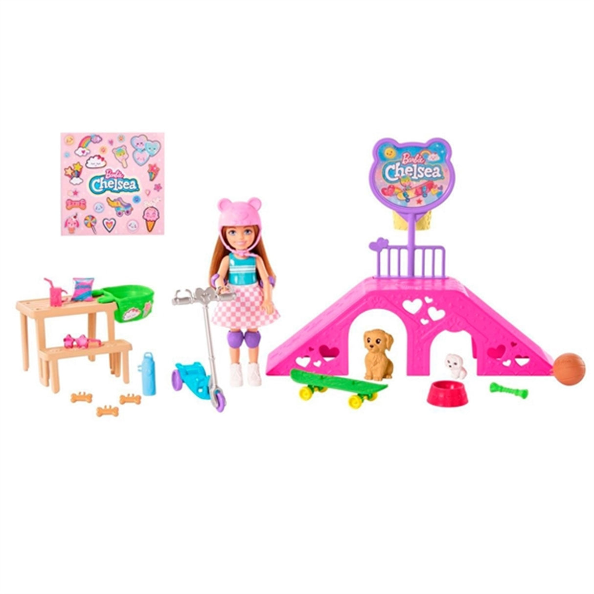 Barbie® Chelsea Skatepark Playset