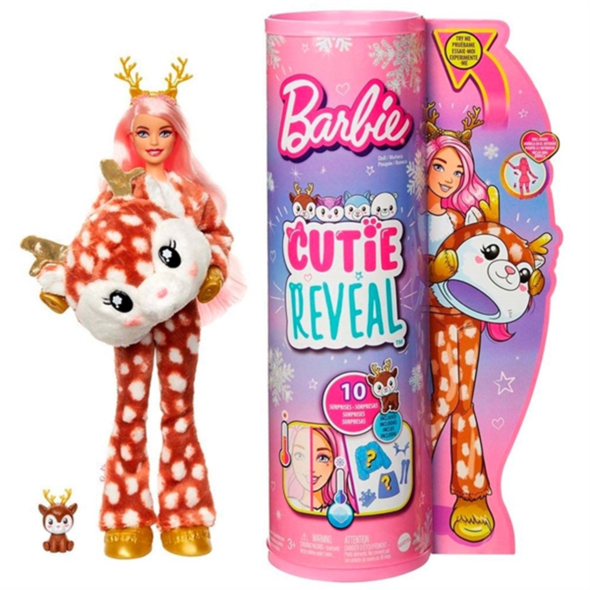 Barbie Cutie Reveal Winter Sparkle - Hjort